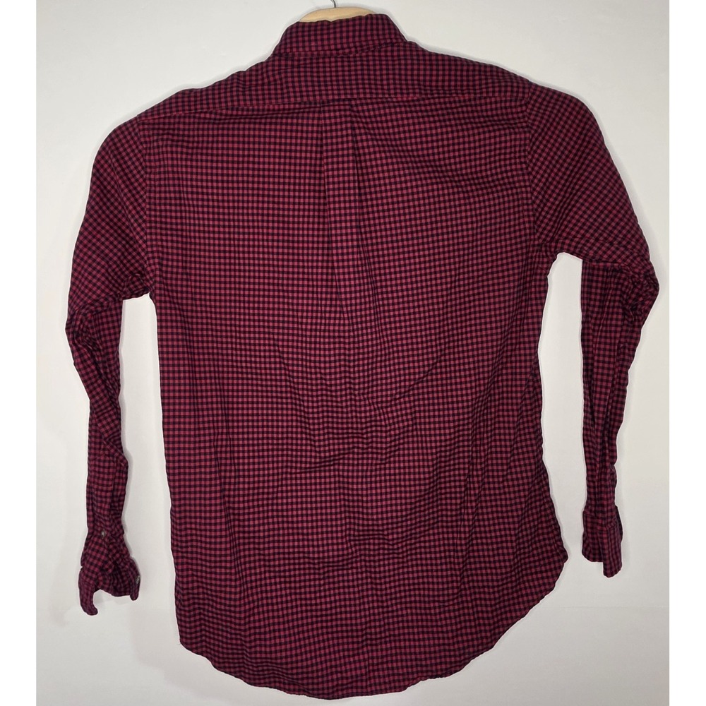 Ralph Lauren Mens Size L Slim‎ Fit Buffalo Plaid Long Sleeve Button Down Shirt - Picture 3 of 12